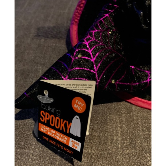 Light up Witch Hat Headband - Picture 3 of 3